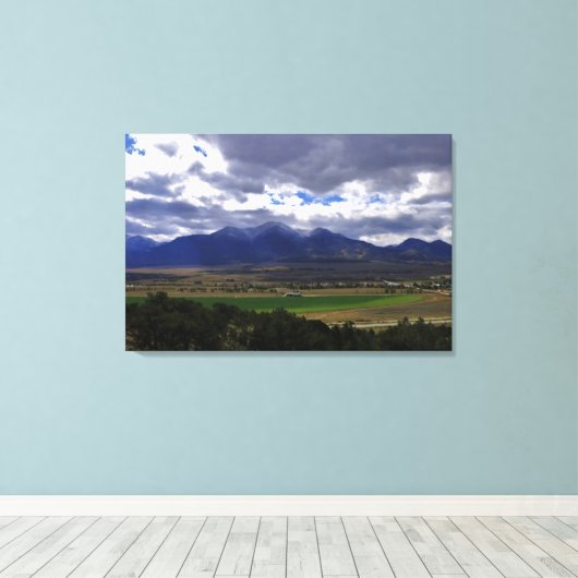 Collegiate Peaks Canvas Afdruk (Insitu (Houten vloer))