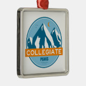 Collegiate Peaks Colorado Metalen Ornament (Rechts)