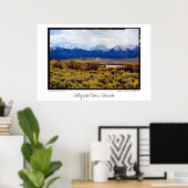 Collegiate Peaks, Colorado Poster (Thuiskantoor)