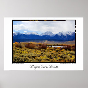 Collegiate Peaks, Colorado Poster
