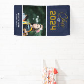 Collegiate Script Portret Marine Banner (Insitu)