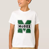 Collegiate-Style McGee-Logo T-shirt (Voorkant)