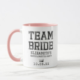 Collegiate Team Bride Bachelorette Party Mok