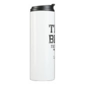 Collegiate Team Bride Vrijgezellenfeest Thermosbeker (Gedraaid links)