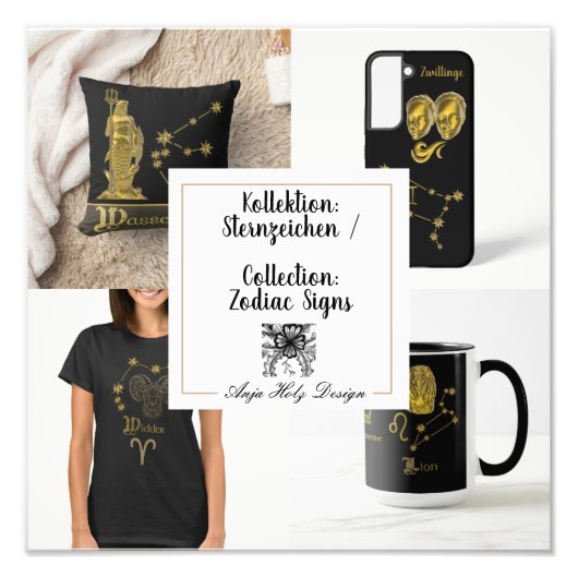 Collektion Zodiac Signs - Foto Afdruk (Voorkant)