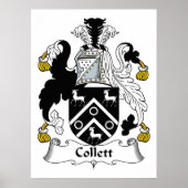 Collett Family Crest Poster (Voorkant)
