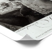 Colley Cibber 1758, gegraveerd door Edward Fisher Poster (Hoek)