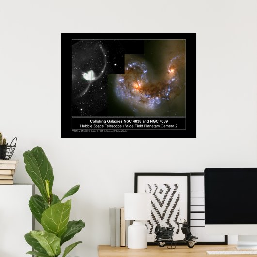 CollidingGalaxies-1997-34a Poster (Thuiskantoor)