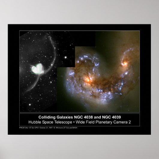 CollidingGalaxies-1997-34a Poster (Voorkant)