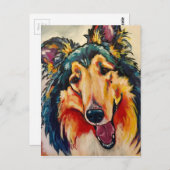 COLLIE 3 BRIEFKAART (Voorkant / Achterkant)