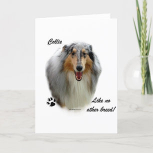 Collie als geen ander ras feestdagen kaart