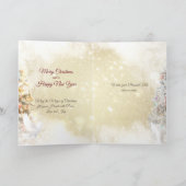 Collie Angel-kerstWenskaart Feestdagen Kaart (Binnen)