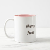 Collie Art < aangepast Tweekleurige Koffiemok (Links)