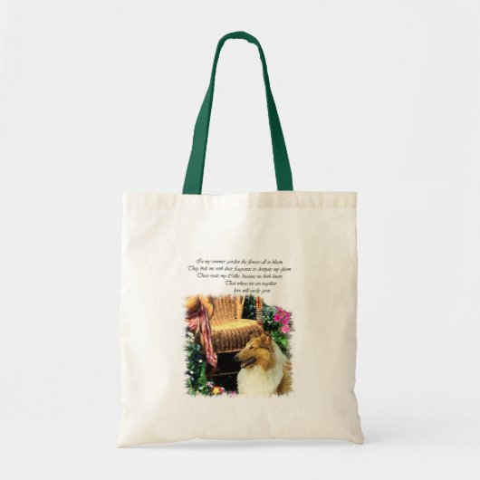 Collie Art Gifts Rough Sable Tote Bag (Voorkant)