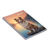 Collie bij het meer notitieboek (Rechterzijde)