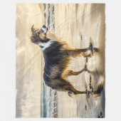 COLLIE bij het ZEE Fleece Deken (Voorkant)
