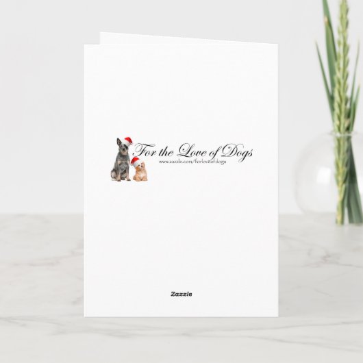 Collie Christmas Kaarten (Achterkant)