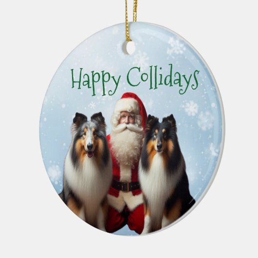 Collie Christmas Ornament (Links)