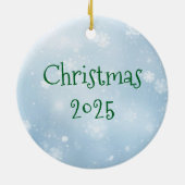 Collie Christmas Ornament (Achterkant)