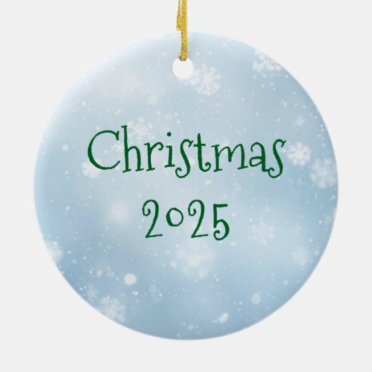 Collie Christmas Ornament (Achterkant)