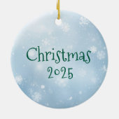 Collie Christmas Ornaments  Keramisch Ornament (Achterkant)