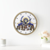 Collie Clock of Lassie Type Dog Grote Klok (Huis)
