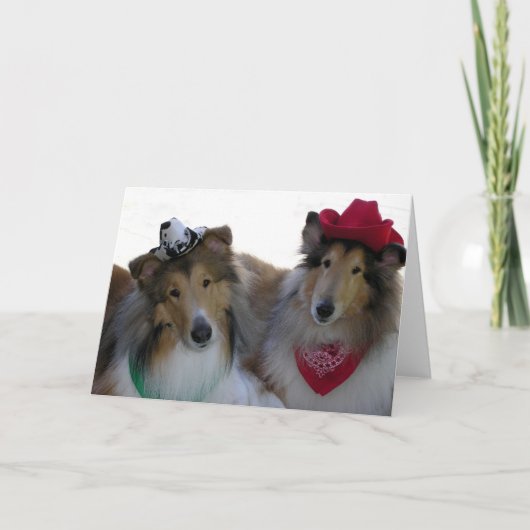 Collie Cowpokes Al Kaart van de Gelegenheid (Voorkant)