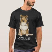 Collie Crazy Dog T-shirt (Voorkant)