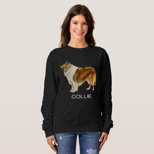 Collie Crazy Dog Trui (Voorkant volledig)