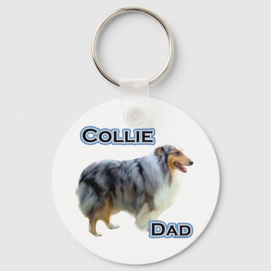 Collie Dad 4 - Sleutelhanger (Voorkant)
