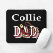 Collie DAD Gifts Muismat (Met muis)