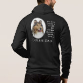 Collie Dad Hoodie (Achterkant)