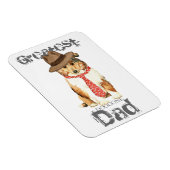 Collie Dad Magneet (Rechterzijde)