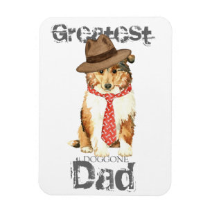 Collie Dad Magneet