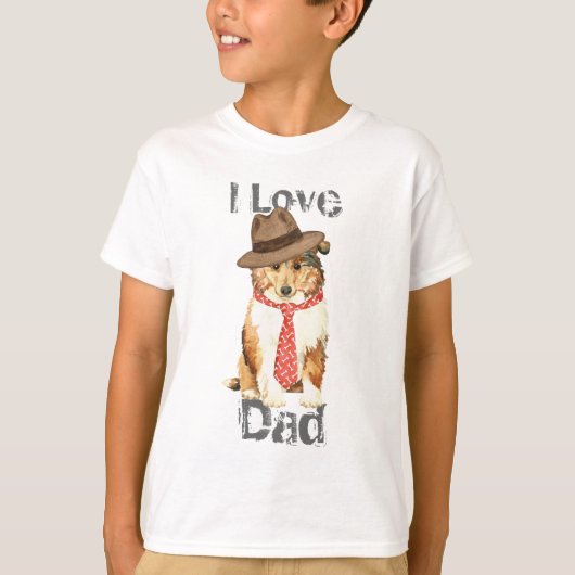 Collie Dad T-shirt (Voorkant)