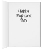 Collie Dad Wenskaart (Binnen (Rechts))