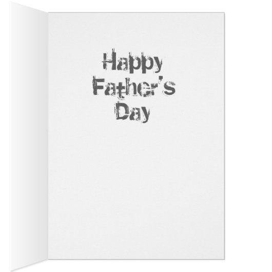 Collie Dad Wenskaart (Binnen (Rechts))