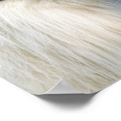 Collie Dog aan de zwarte en witte rand Poster (Hoek)