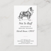 Collie Dog Business Visitekaartje (Voorkant)