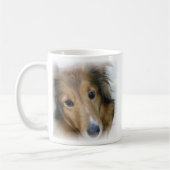 Collie Dog Coffee Mok (Links)