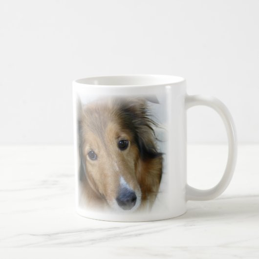 Collie Dog Coffee Mok (Rechts)