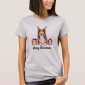 Collie dog - Festive Collie T-shirt (Voorkant)