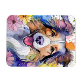 Collie Dog Fotomagneet Magneet (Horizontaal)