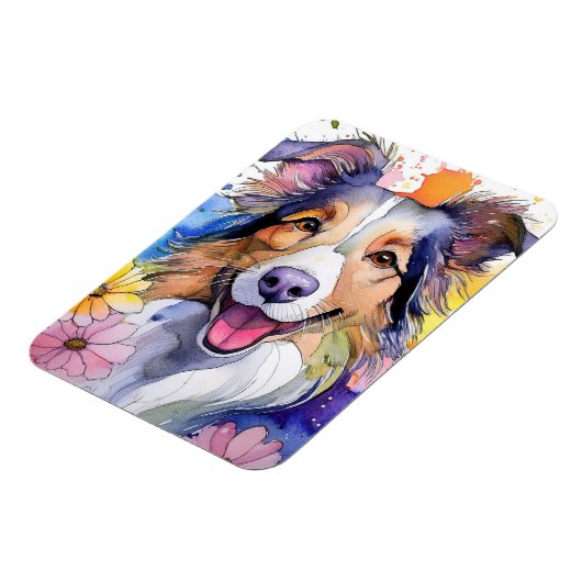 Collie Dog Fotomagneet Magneet (Linkerzijde)