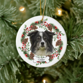 Collie Dog Gepersonaliseerd Ornament voor huisdier