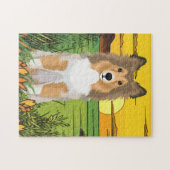 Collie Dog Legpuzzel (Horizontaal)