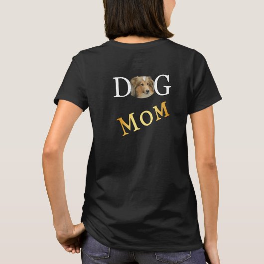 Collie Dog Ma 2 Sided Dark T-shirt (Achterkant)