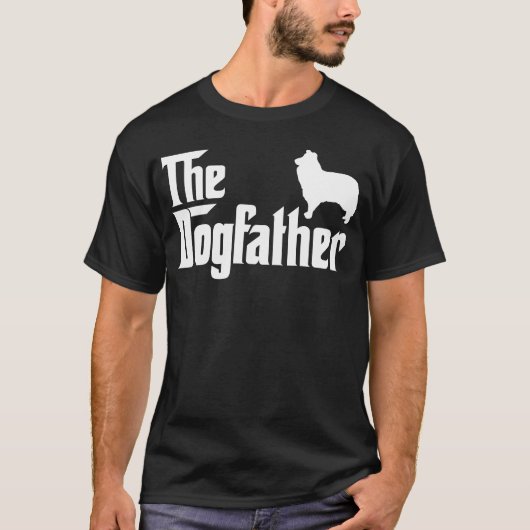 Collie Dogfather Dog Dad girl T-shirt (Voorkant)
