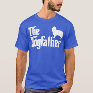Collie Dogfather Hond Vader meisje T-shirt