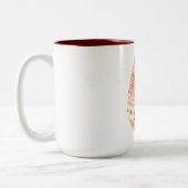 Collie Egg Tweekleurige Koffiemok (Links)